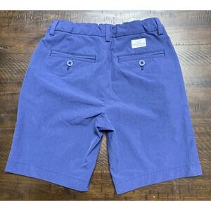 Vineyard Vines Kids Sz 10 Blue Performance Shorts Lightweight Stretch Activewear